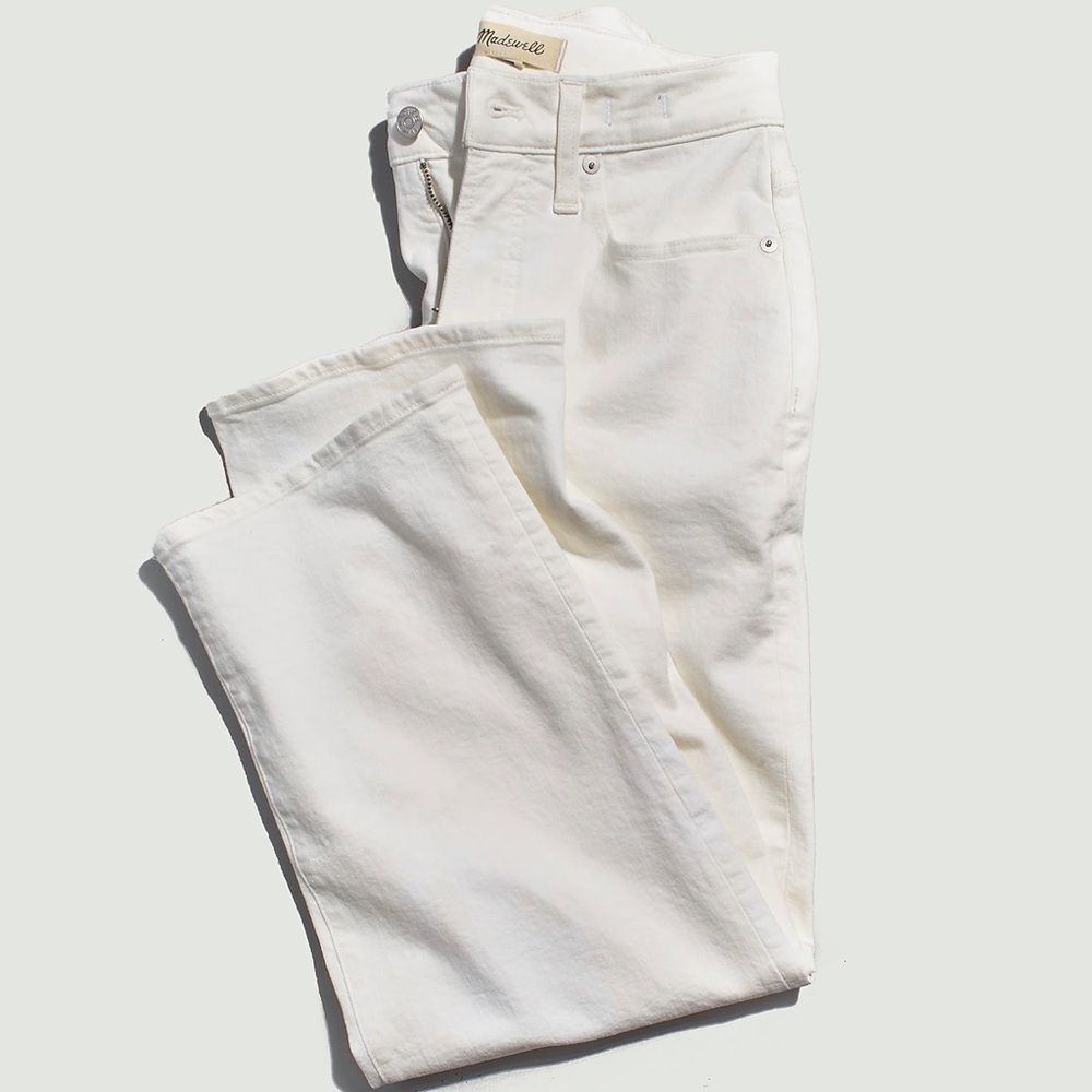 Madewell Women's High Rise Jeans - White - Picture 5 of 16